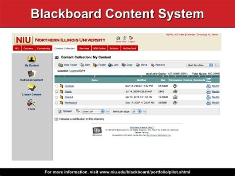 Kaltura's Video Building Block for Blackboard allows educators and students to create, manage, and enrich video directly within the Blackboard Learn environment. . Niu blackboard
